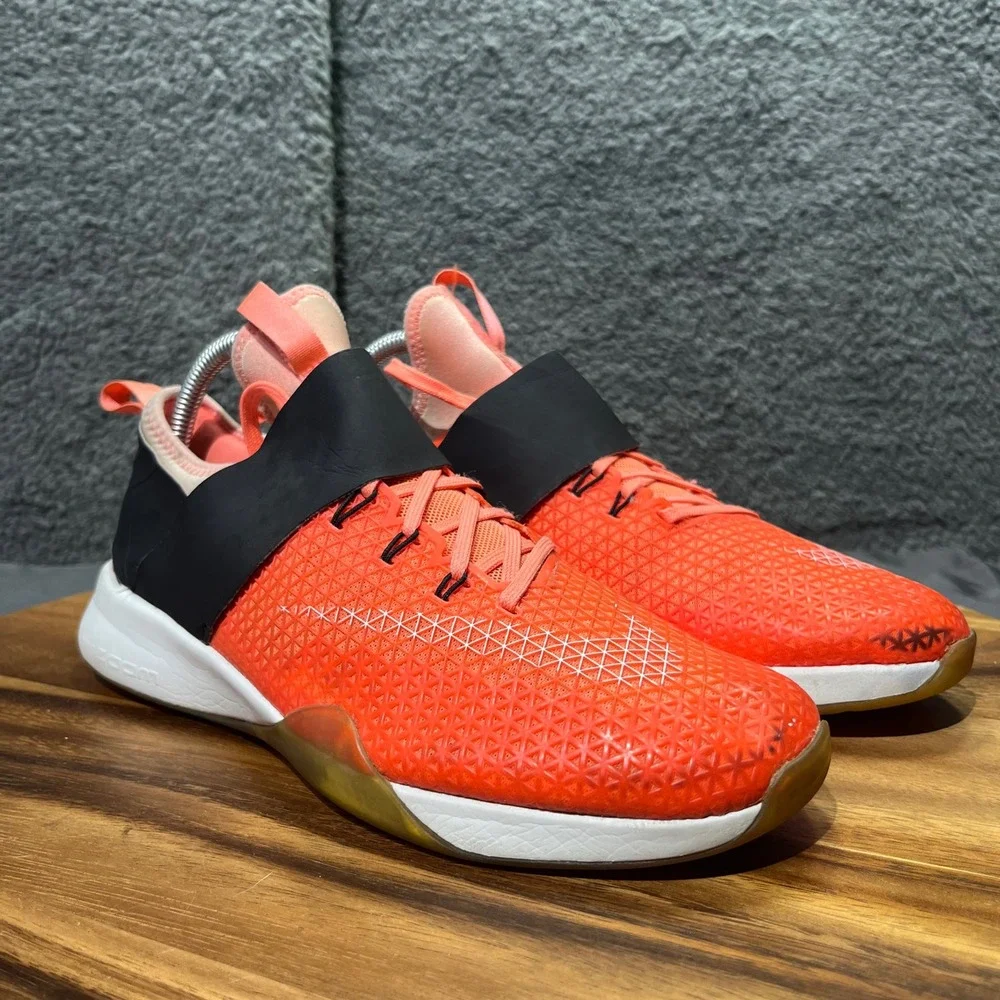 Nike‎ Metcon DSX Flyknit 2 Mens Orange Black Cross Training Shoes Size 8